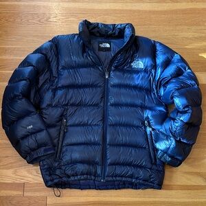 The North Face Navy Insulated 700 Jacket